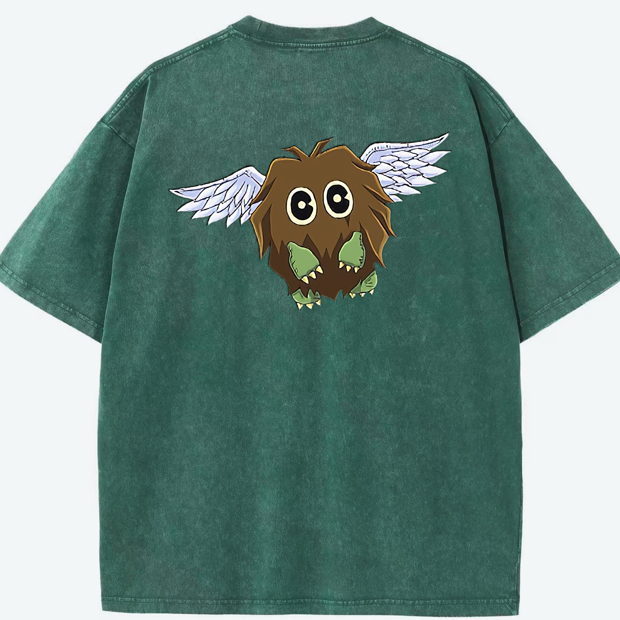 （画像用） 遊☆戯☆王 Yu-Gi-Oh! 綿100% ヴィンテージ風 半袖Tシャツ（背面プリント）